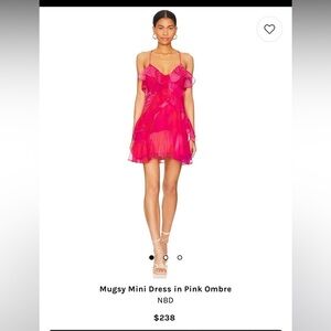 Beautiful pink ombré dress